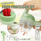 🔥Offerta imperdibile: SCONTO DEL 50%🔥 Set tritatutto 4 in 1 senza fili per verdure – Ricaricabile tramite USB, ideale per aglio, zenzero e peperoncino 🧄