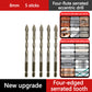 🔥Offerta imperdibile 2025🔥Kit di punte da trapano eccentriche dentellate a 4 scanalature ad alta resistenza