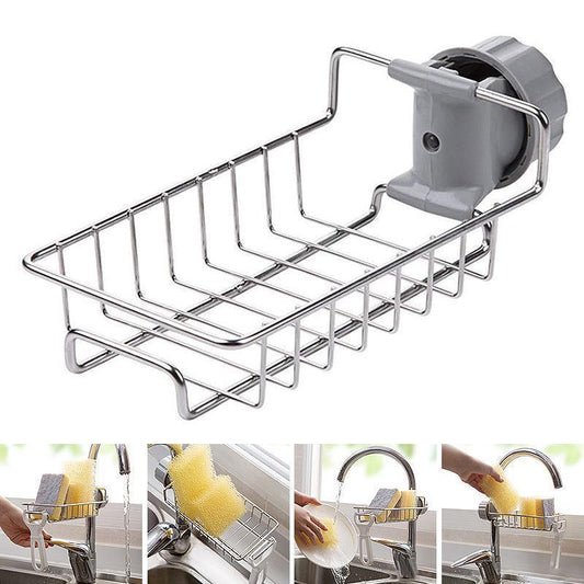 🏠 Offerta speciale - 50% di sconto ✨ Scaffale organizer per lavello da cucina