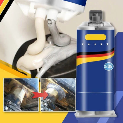 🔥 -50% ORA! ✨ Colla Riparatrice per Metalli – Senza Saldatura, Resistente alle Temperature Estreme, Miscelazione 1:1 🔧⚡