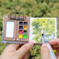 🎅Idea regalo per Capodanno 50% DI SCONTO🎨Set da viaggio per acquerelli PocketArtist