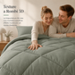 🔥🎁Novità: SCONTO DEL 71%🔥🛏️✨ Set piumone trapuntato da 3 pezzi con federe – comfort soffice come una nuvola, trapuntatura a rombi e microfibra resistente all’umidità 💤