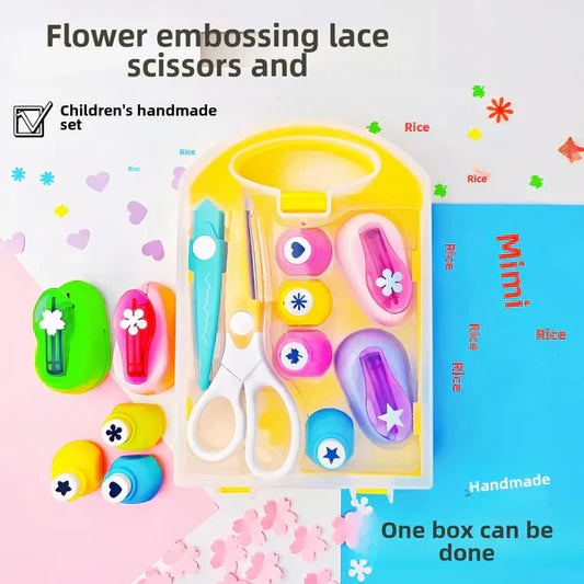 Set creativo per perforare fai da te per bambini
