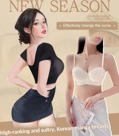 💃✨(Mezza coppa con cuore) Intimo senza cuciture da donna