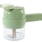 🔥Offerta imperdibile: SCONTO DEL 50%🔥 Set tritatutto 4 in 1 senza fili per verdure – Ricaricabile tramite USB, ideale per aglio, zenzero e peperoncino 🧄