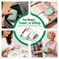 💊 A8 Organizer Impermeabile 14 Bustine Portapillole Codificate a Colori – Custodia da Viaggio Settimanale in Stile Raccoglitore per Pillole, Vitamine e Integratori💊
