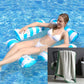 Sedia gonfiabile da piscina a strisce