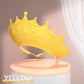 🔥 -50%! 🛁 Cuffia Doccia Impermeabile per Neonati – PP + TPE – 15×13 cm – Regolabile – Corona Cartone Animato – Giallo/Blu/Rosso – Protegge Occhi e Orecchie 👶