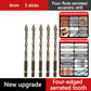 🔥Offerta imperdibile 2025🔥Kit di punte da trapano eccentriche dentellate a 4 scanalature ad alta resistenza