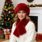 🧣 50% DI SCONTO! 🎁 Cappello Invernale + Sciarpa in Pelliccia – Caldo, Elegante & Set Regalo Limitato (Solo 29) ❄️