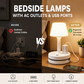 💡 Lampada da comodino con prese di corrente e porte USB