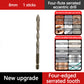 🔥Offerta imperdibile 2025🔥Kit di punte da trapano eccentriche dentellate a 4 scanalature ad alta resistenza