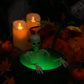 ✨🎃Decorazioni di Halloween per interni - Calderone delle streghe con bottiglie di pozioni magiche fluttuanti e generatore di nebbia