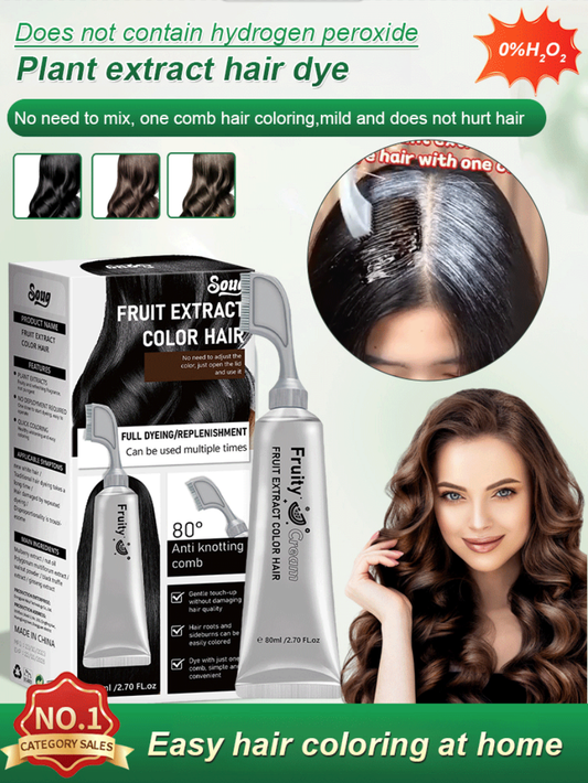 ✨Grandi saldi a tempo limitato - 50% di sconto✨ Pettine per tintura dei capelli Fruit Essence