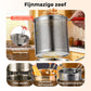 🍳🥟 Friggitrice Multifunzione in Acciaio Inox 304 – Certificata alimentare, design anti-schizzi, cestello filtrante, per patatine croccanti e pollo dorato senza olio sui muri né sulle mani 🛡️🔥