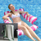 Sedia gonfiabile da piscina a strisce