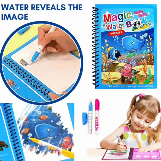 🌹COMPRA 1 PRENDI 2🔥Promozione estiva 🎁✨️Libro magico sull'acqua📚️🎨🧠