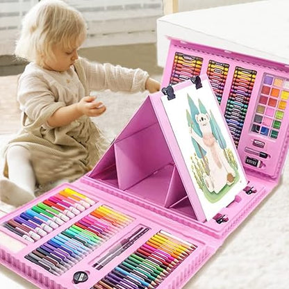 🎁Idea regalo di Natale 49%🎄Kit da disegno e colorazione da 208 pezzi💥