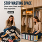 🔥Offerta limitata: sconto del 49%! 📦Borsa portaoggetti in plastica grande, robusta, spessa e trasparente, ideale per vestiti, traslochi e stoccaggio