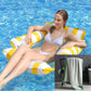 Sedia gonfiabile da piscina a strisce