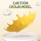 🔥 -50%! 🛁 Cuffia Doccia Impermeabile per Neonati – PP + TPE – 15×13 cm – Regolabile – Corona Cartone Animato – Giallo/Blu/Rosso – Protegge Occhi e Orecchie 👶