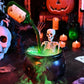✨🎃Decorazioni di Halloween per interni - Calderone delle streghe con bottiglie di pozioni magiche fluttuanti e generatore di nebbia