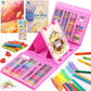 🎁Idea regalo di Natale 49%🎄Kit da disegno e colorazione da 208 pezzi💥