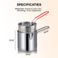 🍳🥟 Friggitrice Multifunzione in Acciaio Inox 304 – Certificata alimentare, design anti-schizzi, cestello filtrante, per patatine croccanti e pollo dorato senza olio sui muri né sulle mani 🛡️🔥