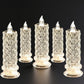 🔥Ultimo giorno 49% di sconto🎁Set di 4 candele LED in cristallo