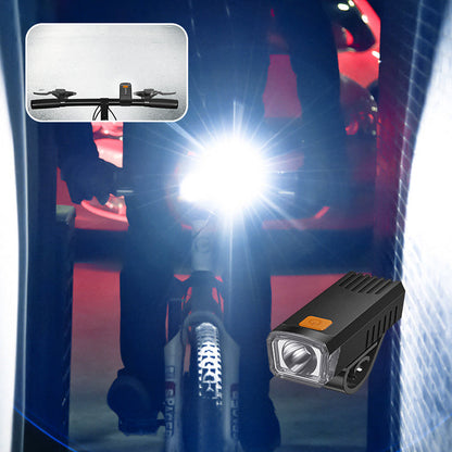 Faro per Bicicletta LED Impermeabile Ricaricabile con Clip