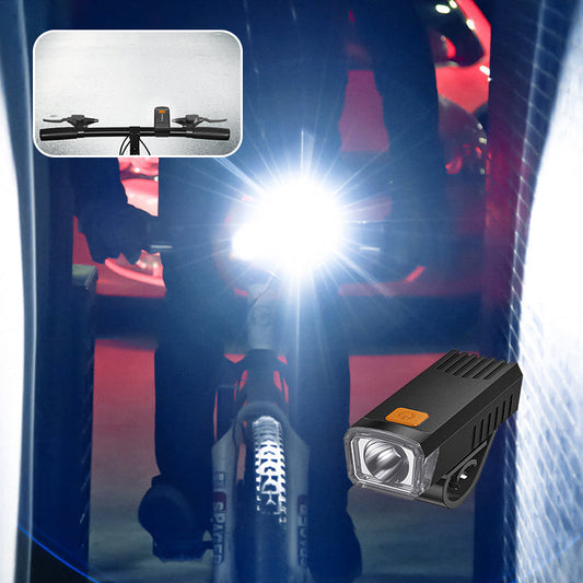 Faro per Bicicletta LED Impermeabile Ricaricabile con Clip