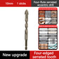 🔥Offerta imperdibile 2025🔥Kit di punte da trapano eccentriche dentellate a 4 scanalature ad alta resistenza