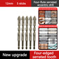 🔥Offerta imperdibile 2025🔥Kit di punte da trapano eccentriche dentellate a 4 scanalature ad alta resistenza
