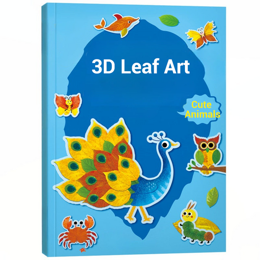 Arte delle foglie 3D – Kit artigianale per bambini