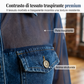 🎉 🔥Offerta limitata nel tempo, sconto del 60%👕Top da donna in denim con patchwork in rete – Top elegante e chic dalla linea aderente✨
