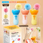 🥳✨Electric cat wand for indoor cats, new automatic retractable interactive cat toy with plush ball, soft ball launcher, environmental enrichment toy for kittens, adult cats and multi‑pet households