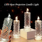 🔥Ultimo giorno 49% di sconto🎁Set di 4 candele LED in cristallo