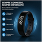 ⌚ SCONTO DEL 50%! 🏋️ SmartSense Smartband – Monitoraggio dell’attività fisica, frequenza cardiaca e contapassi – Ideale per l’attività fisica e la salute nella vita quotidiana 💪