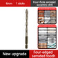 🔥Offerta imperdibile 2025🔥Kit di punte da trapano eccentriche dentellate a 4 scanalature ad alta resistenza