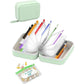 💊 A8 Organizer Impermeabile 14 Bustine Portapillole Codificate a Colori – Custodia da Viaggio Settimanale in Stile Raccoglitore per Pillole, Vitamine e Integratori💊
