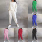 Top a maniche lunghe con scollo rotondo ＆ Pantaloni 2 pezzi