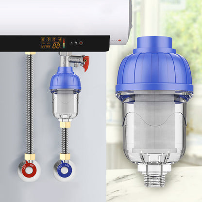 Prefiltro per scaldabagno con rete in acciaio inossidabile 316