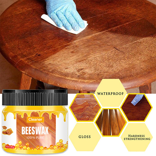 🔥Beeswax Furniture Cleaner & Polish with Sponge