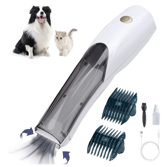 Pet Hair Clipper With Suction