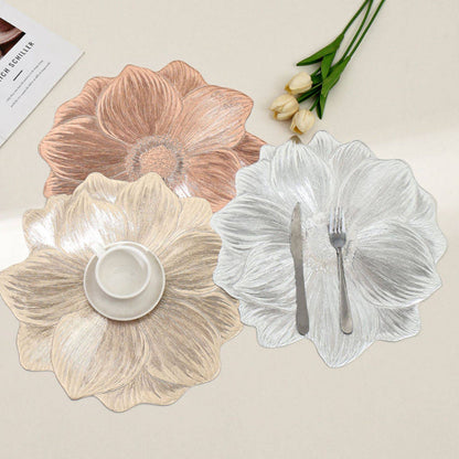 🌸Lotus-Shaped Heat-Resistant and Washable Placemat