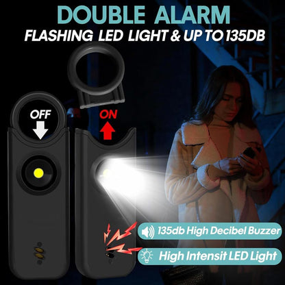 💥2024 New Products Hot Sale💥135DB Self-defense Alarm with LED Strobe Light