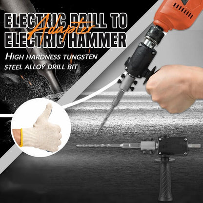 Kit convertitore portatile ad alta durezza per trapano elettrico in martello elettrico