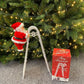 🎅🏻🎄 Giocattoli musicali elettrici con Babbo Natale che si arrampica sul camino