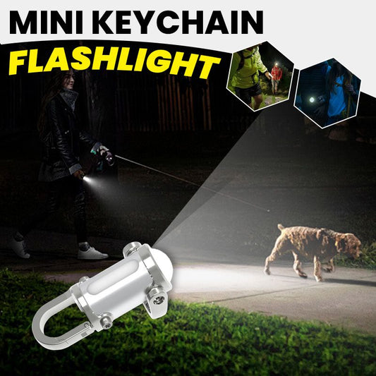 Mini Waterproof Keychain Flashlight 1200LM Super Bright