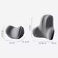 Poggiatesta e supporto lombare in memory foam per sedile auto